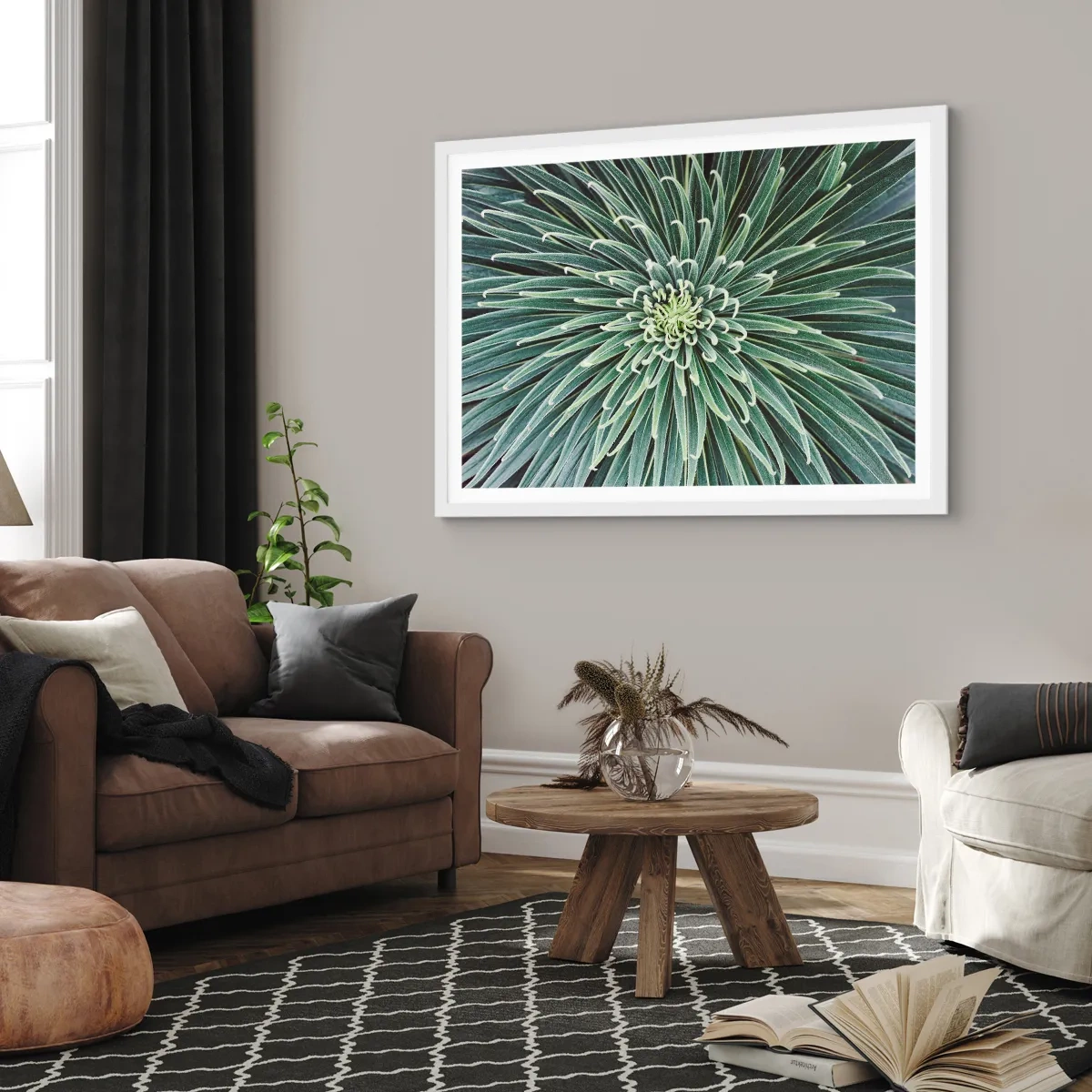 Póster en marco blanco - El nacimiento de una estrella - 50x40 cm