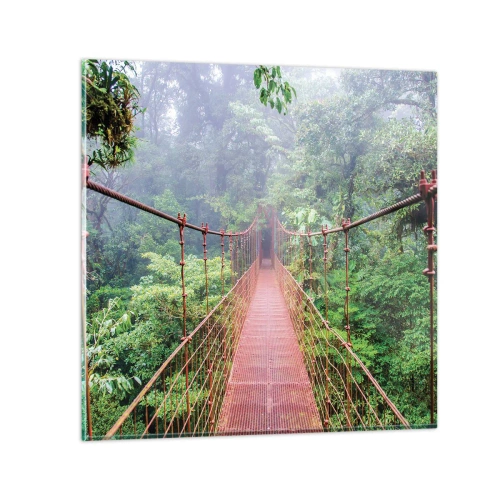 Cuadro sobre vidrio - Impresiones sobre Vidrio - Suspendido sobre las copas - 70x70 cm