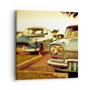 Cuadro sobre lienzo - Impresión de Imagen - A la espera del futuro - 40x40 cm