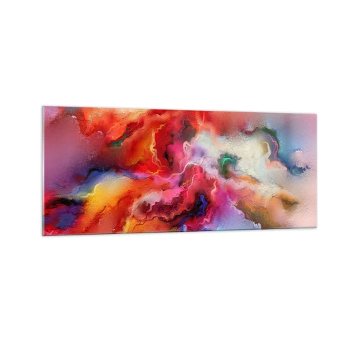 Cuadro sobre vidrio - Impresiones sobre Vidrio - Cómo atrapar los sueños: el humo - 100x40 cm