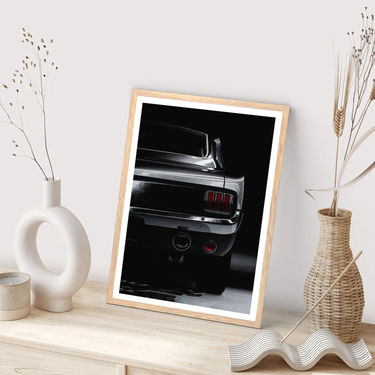 Póster en marco roble claro - El encanto de los clásicos - 50x70 cm