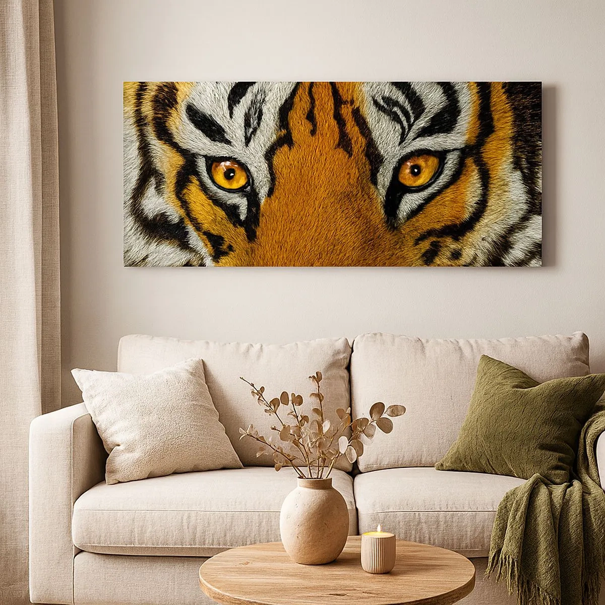 Cuadro sobre lienzo - Impresión de Imagen - Amenazante y hermoso - 100x40 cm