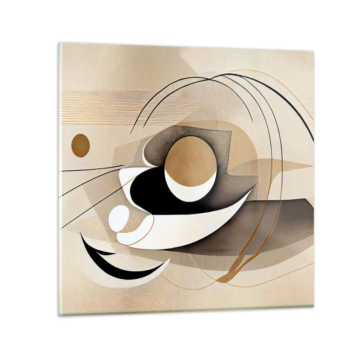 Cuadro sobre vidrio - Impresiones sobre Vidrio - Composición: la esencia de las cosas - 60x60 cm