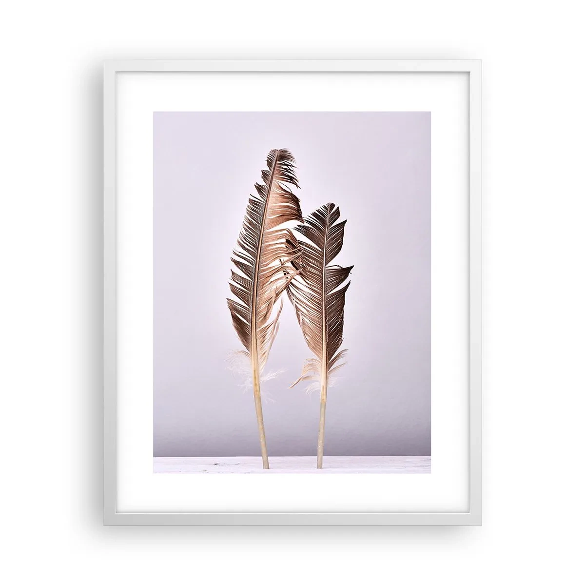 Póster en marco blanco - Contra la nada - 40x50 cm