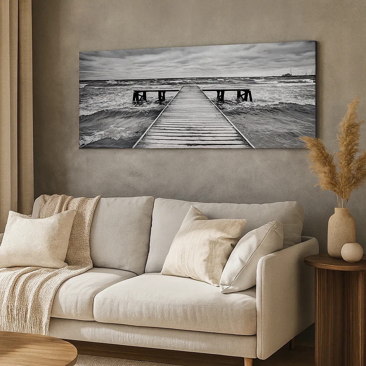 Cuadro sobre lienzo - Impresión de Imagen - Estoy esperando que sople el viento... - 30x30 cm