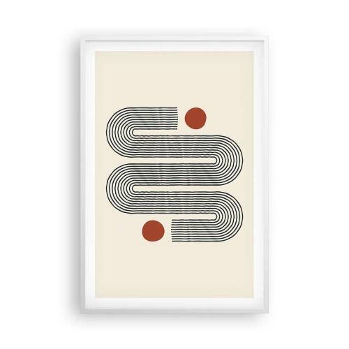 Póster en marco blanco - De principio a fin - 61x91 cm