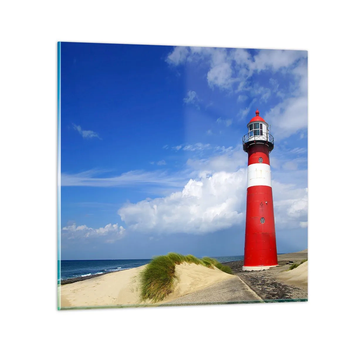 Cuadro sobre vidrio - Impresiones sobre Vidrio - Una soledad de ensueño - 70x70 cm