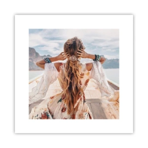 Póster - Rumbo a la felicidad - 30x30 cm