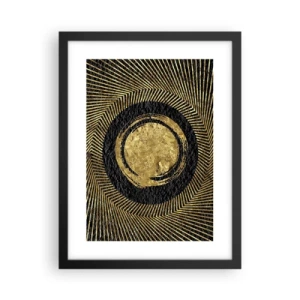 Póster en marco negro - Composición glamour - 30x40 cm