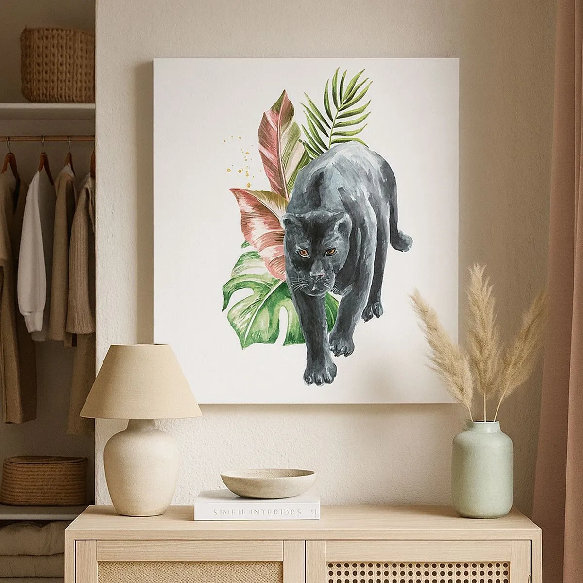 Cuadro sobre lienzo - Impresión de Imagen - Salvaje de corazón - 30x30 cm