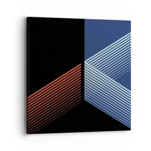 Cuadro sobre lienzo - Impresión de Imagen - La rectitud - 30x30 cm