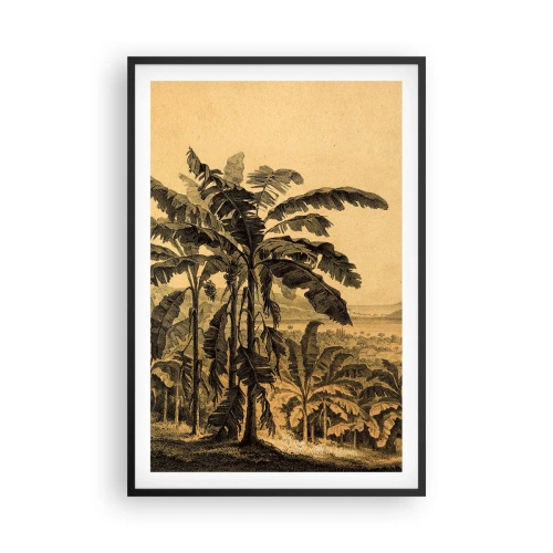 Póster en marco negro - En un ambiente colonial - 61x91 cm