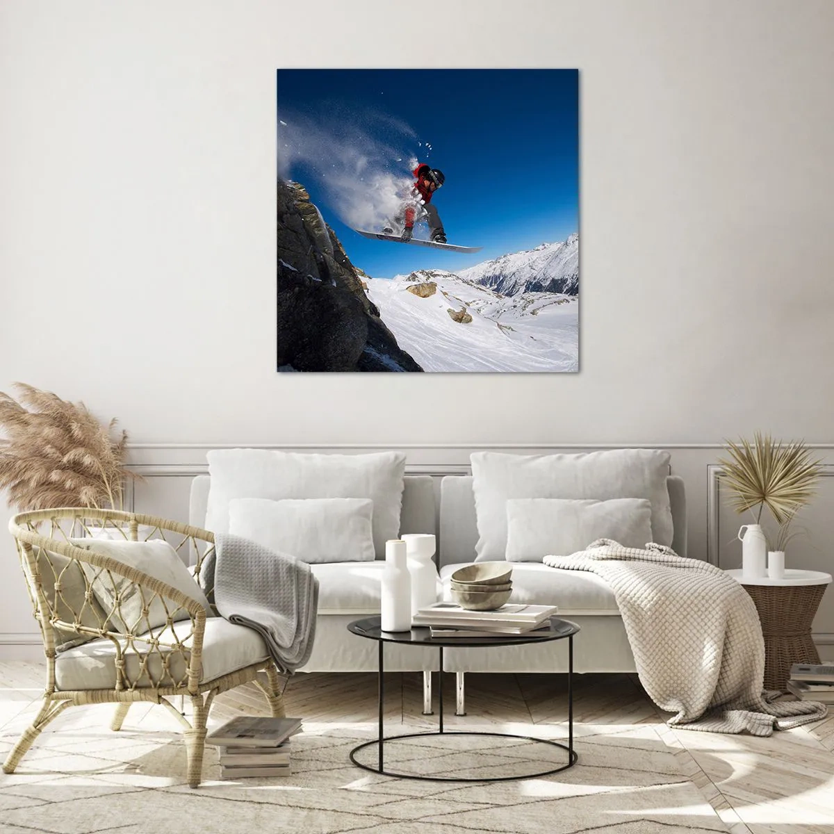 Cuadro sobre vidrio - Impresiones sobre Vidrio - Y te convertiste en parte del lugar - 60x60 cm