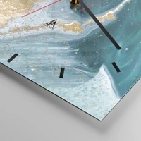 Esfera sin numeración, con rayas