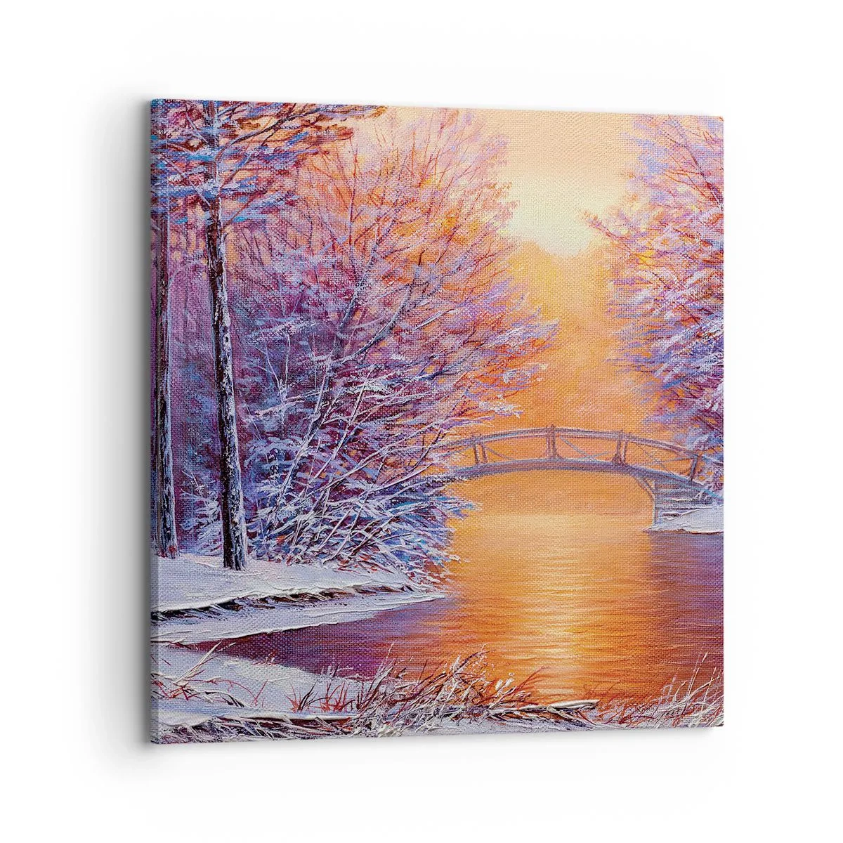 Cuadro sobre lienzo - Impresión de Imagen - Reunámonos aquí - 70x70 cm