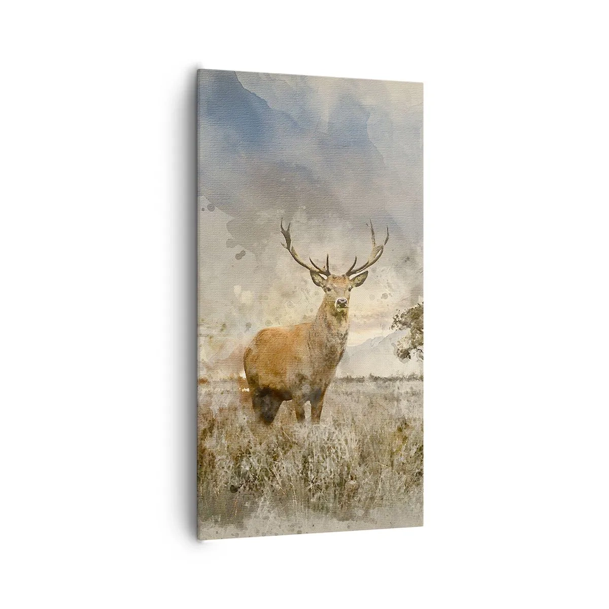 Cuadro sobre lienzo - Impresión de Imagen - Dignidad - fuerza - encanto - 65x120 cm