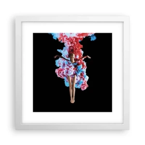 Póster en marco blanco - En plena floración - 30x30 cm