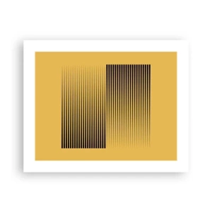Póster - Cuadrado de opuestos - 50x40 cm