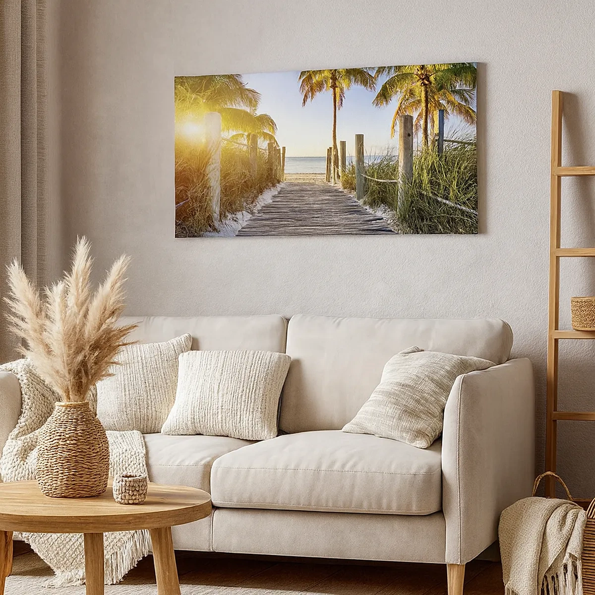 Cuadro sobre lienzo - Impresión de Imagen - Directo al paraíso - 30x30 cm