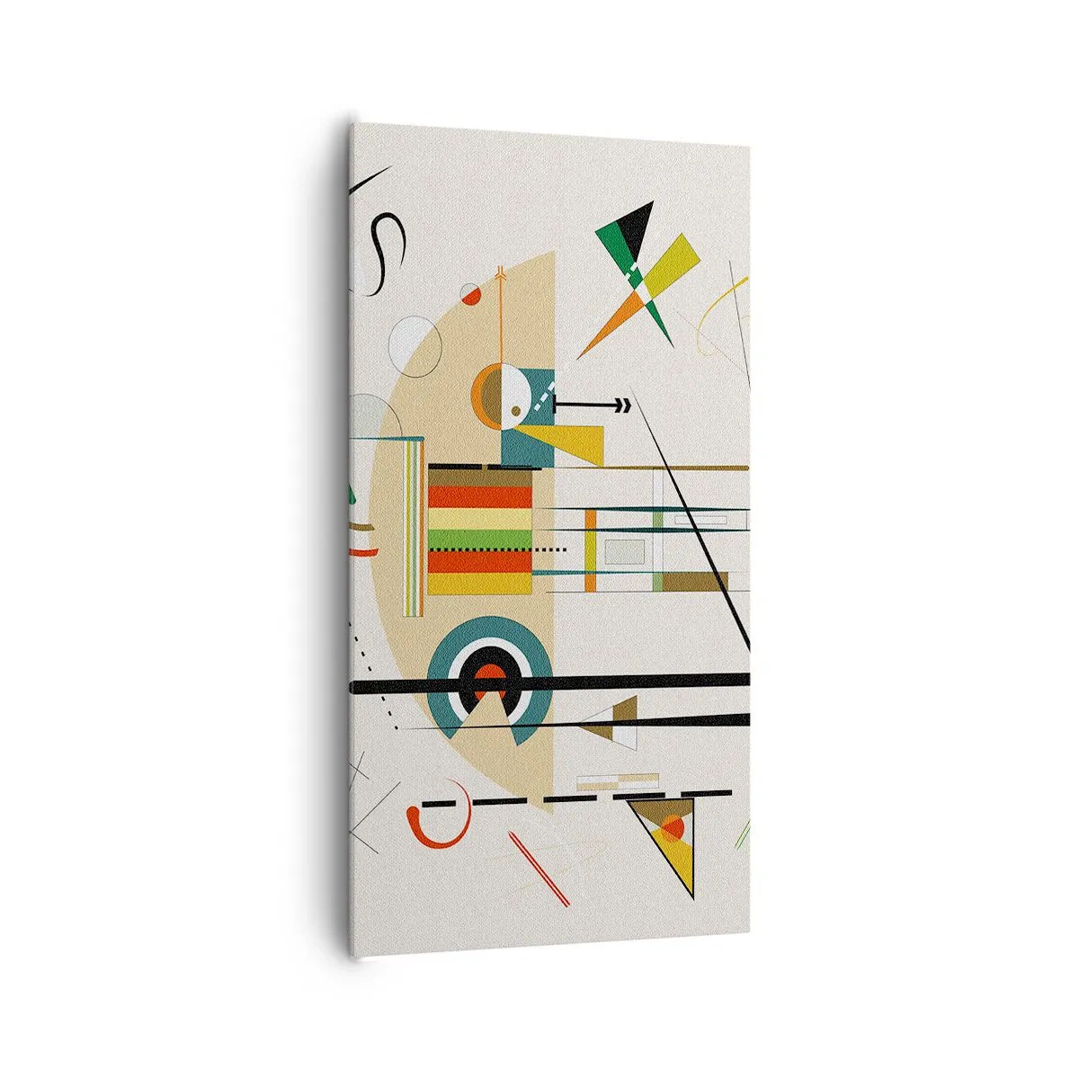 Cuadro sobre lienzo - Impresión de Imagen - Y el mundo ríe - 65x120 cm