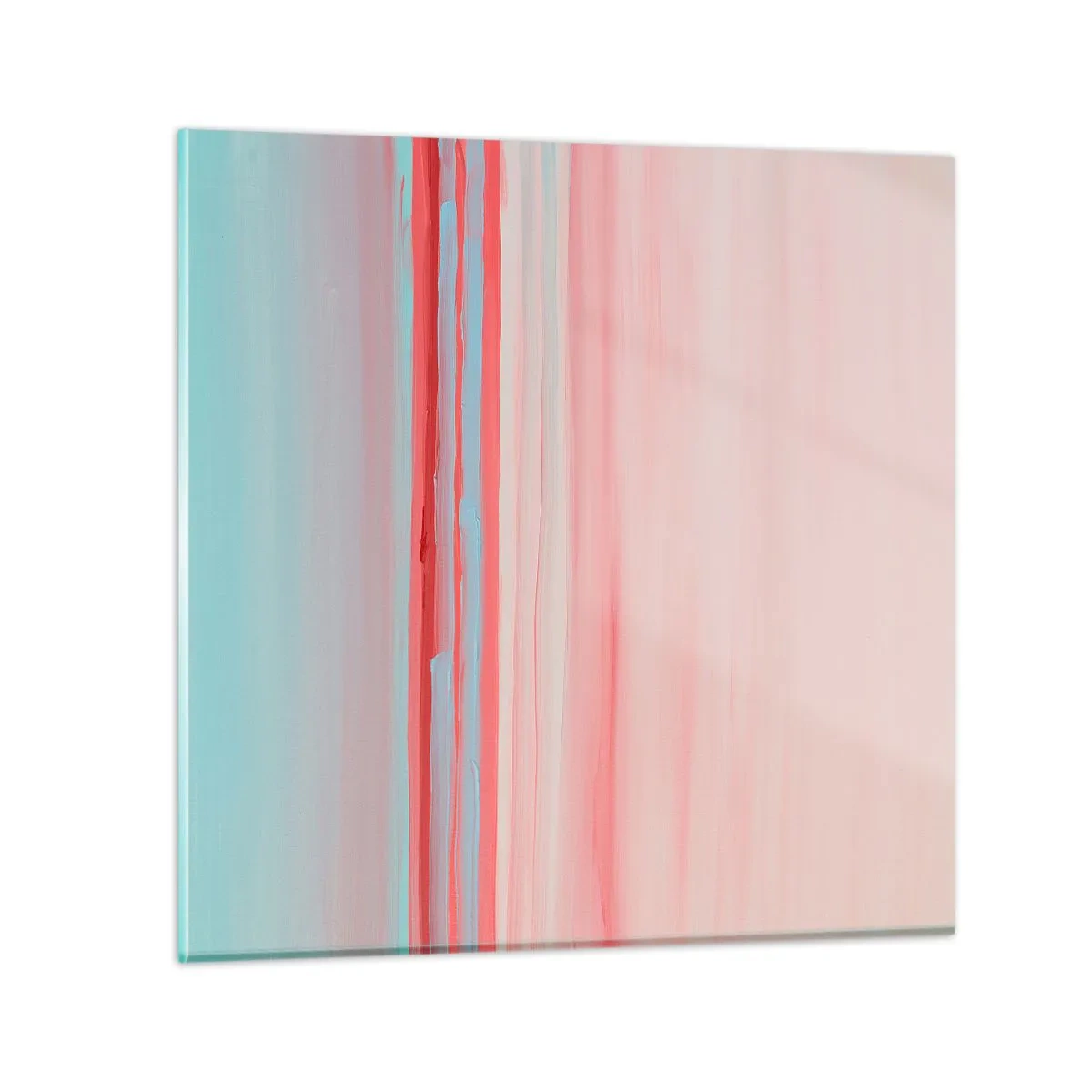 Cuadro sobre vidrio - Impresiones sobre Vidrio - Abstracción al amanecer - 40x40 cm