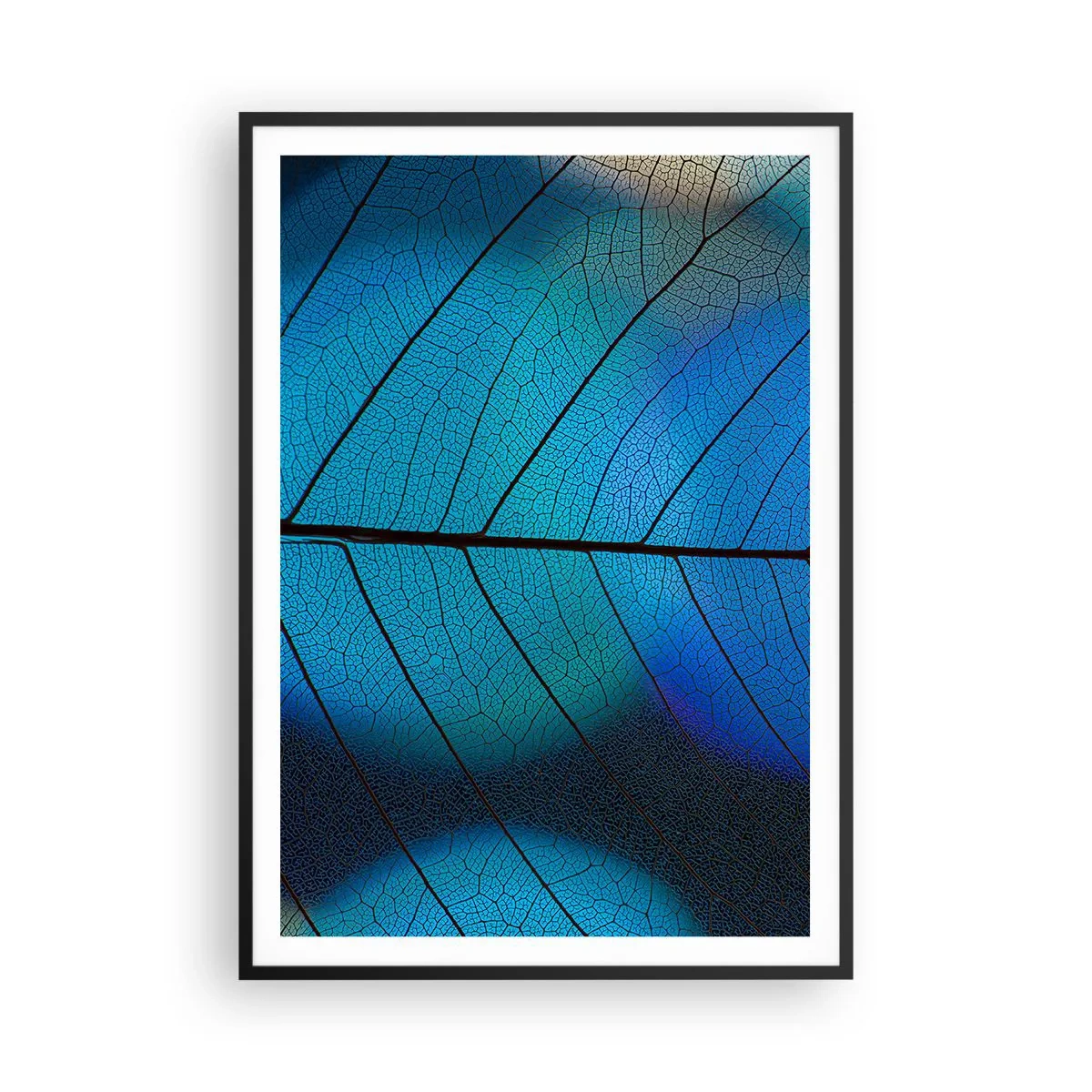 Póster en marco negro - Construcción intrincada - 70x100 cm