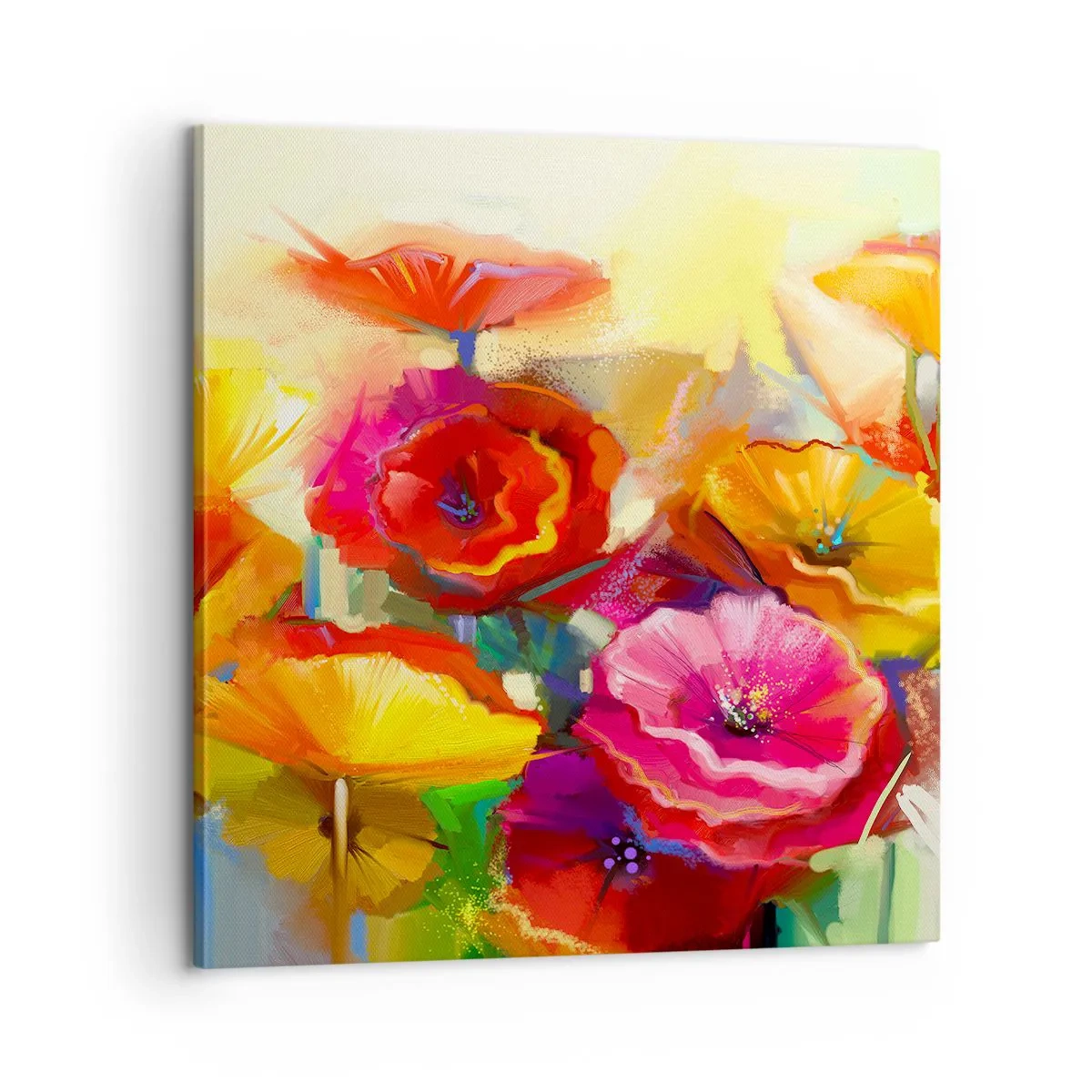 Cuadro sobre lienzo - Impresión de Imagen - No solo rojo - 60x60 cm