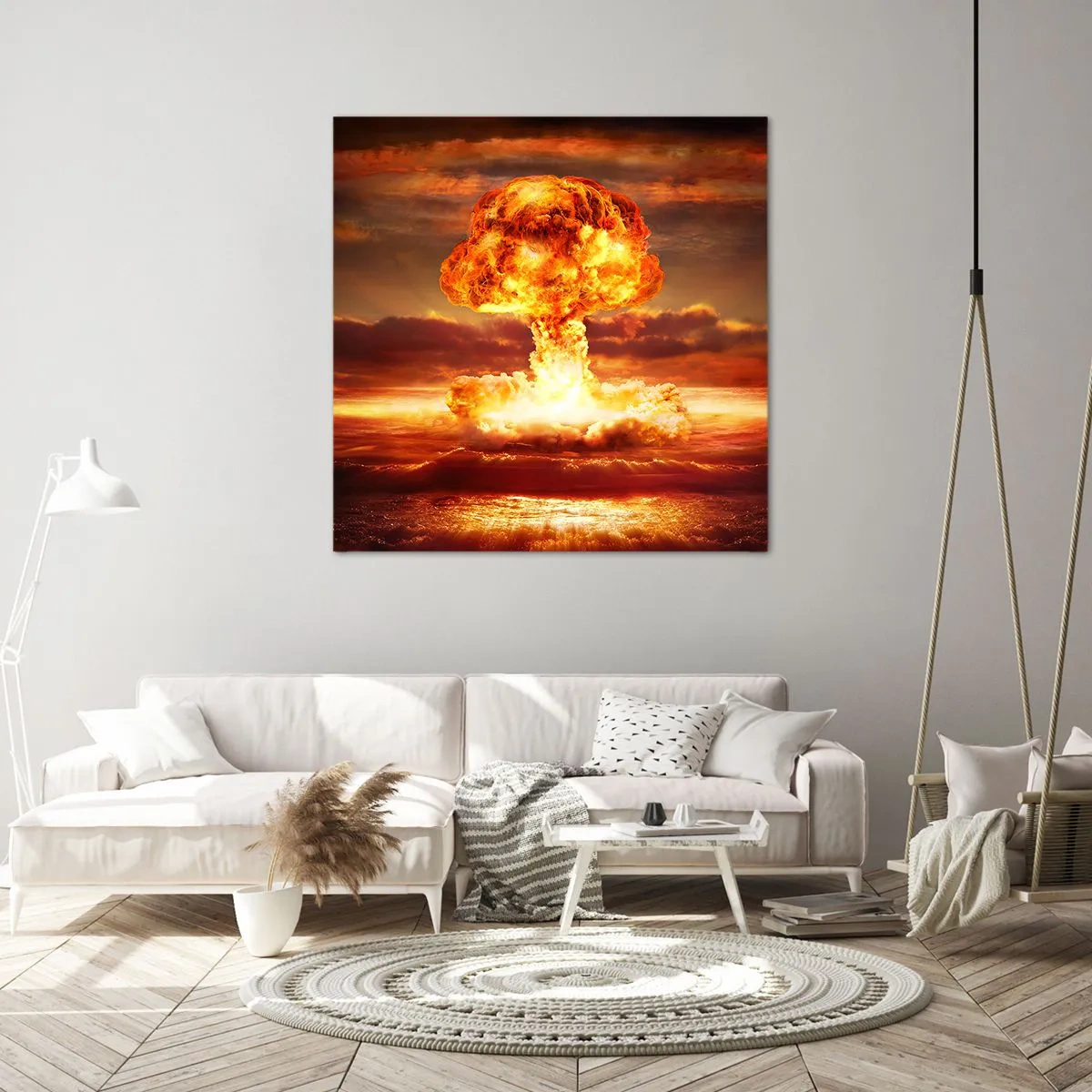 Cuadro sobre lienzo - Impresión de Imagen - Y habrá un final - 70x70 cm