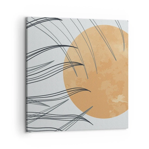 Cuadro sobre lienzo - Impresión de Imagen - Siempre hacia el sol - 50x50 cm