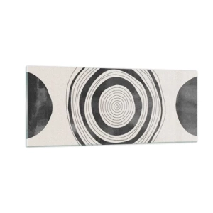 Cuadro sobre vidrio - Impresiones sobre Vidrio - Lo importante es lo que hay entre medias - 100x40 cm