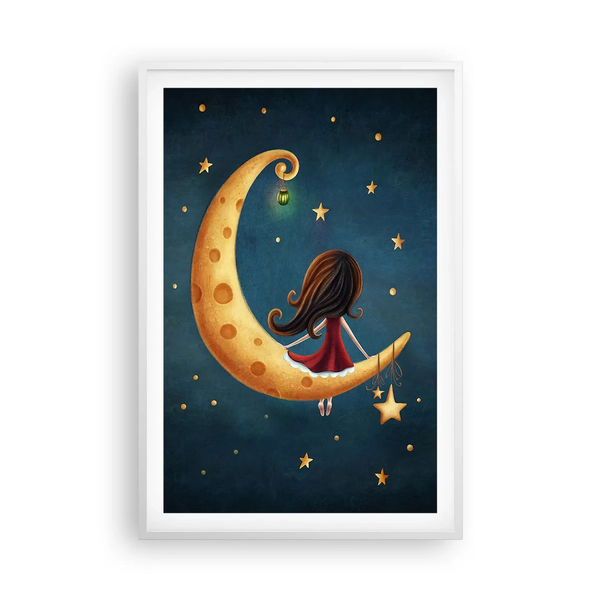 Póster en marco blanco - Érase una vez... - 61x91 cm