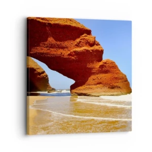 Cuadro sobre lienzo - Impresión de Imagen - El agua y el viento a través de miles de años - 30x30 cm