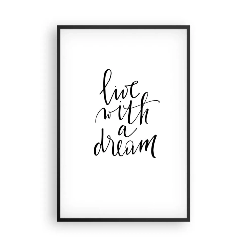 Póster en marco negro - Por supuesto - 61x91 cm