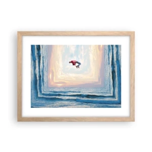 Póster en marco roble claro - A otra dimensión - 40x30 cm