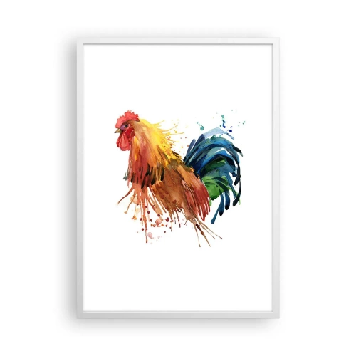 Póster en marco blanco - Un manto real, un orgullo real - 50x70 cm
