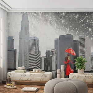 Fotomural Premium Canvas - Amor en la jungla urbana - Nueva York, Ciudad, Amar - 200x140 cm