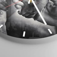 Esfera sin numeración, con rayas