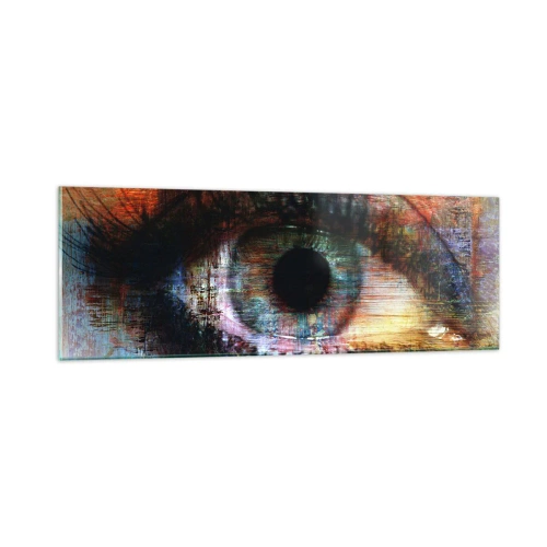 Cuadro sobre vidrio - Impresiones sobre Vidrio - Puedes mirar en el alma - 90x30 cm