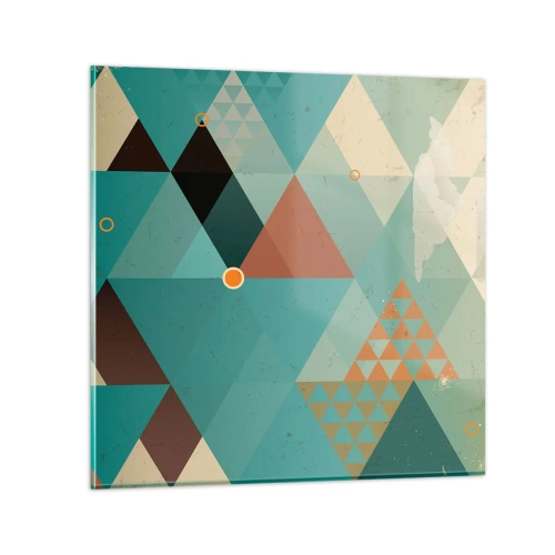 Cuadro sobre vidrio - Impresiones sobre Vidrio - Uno para todos y todos para uno - 50x50 cm