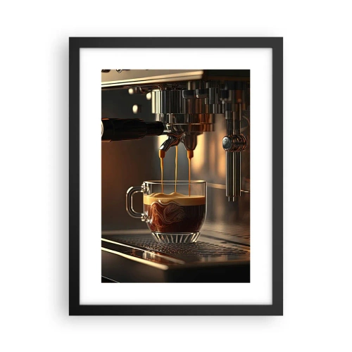 Póster en marco negro - Un brebaje sensual - 30x40 cm