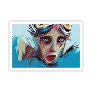 Póster - Guerrera colorida - 91x61 cm