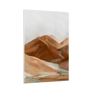 Cuadro sobre vidrio - Impresiones sobre Vidrio - Ruta hacia la fuente - 80x120 cm