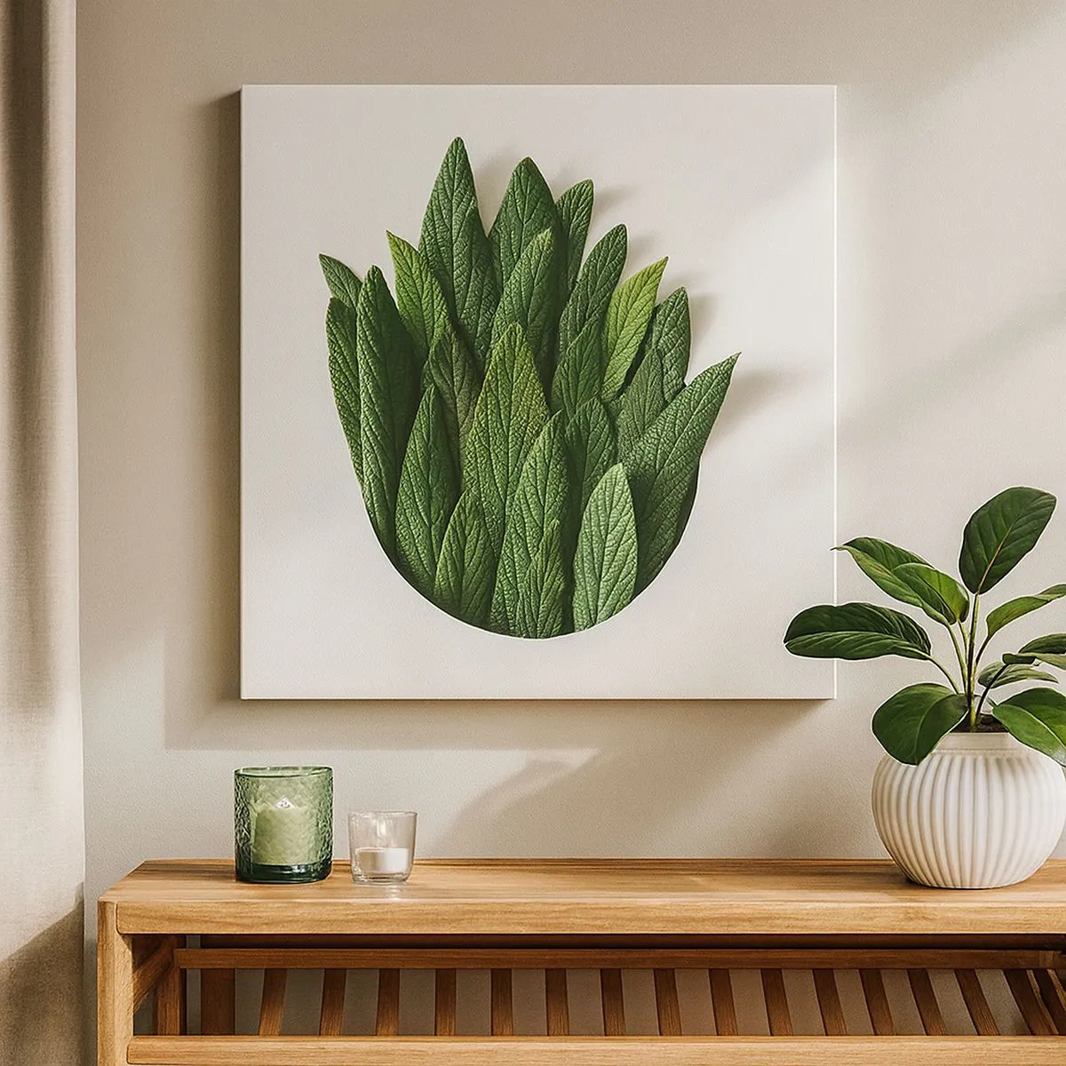 Cuadro sobre lienzo - Impresión de Imagen - Curiosidad desenfrenada - 30x30 cm