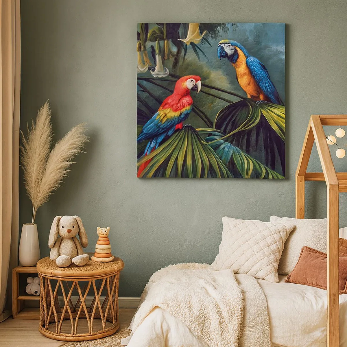 Cuadro sobre lienzo - Impresión de Imagen - Romanticismo en los trópicos - 30x30 cm