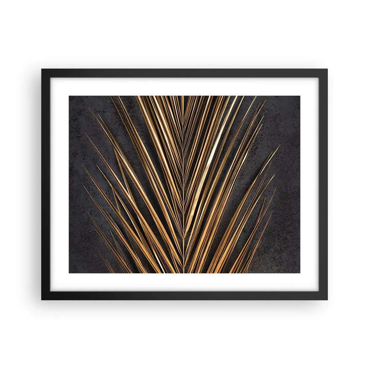 Póster en marco negro - El oro de los trópicos - 50x40 cm