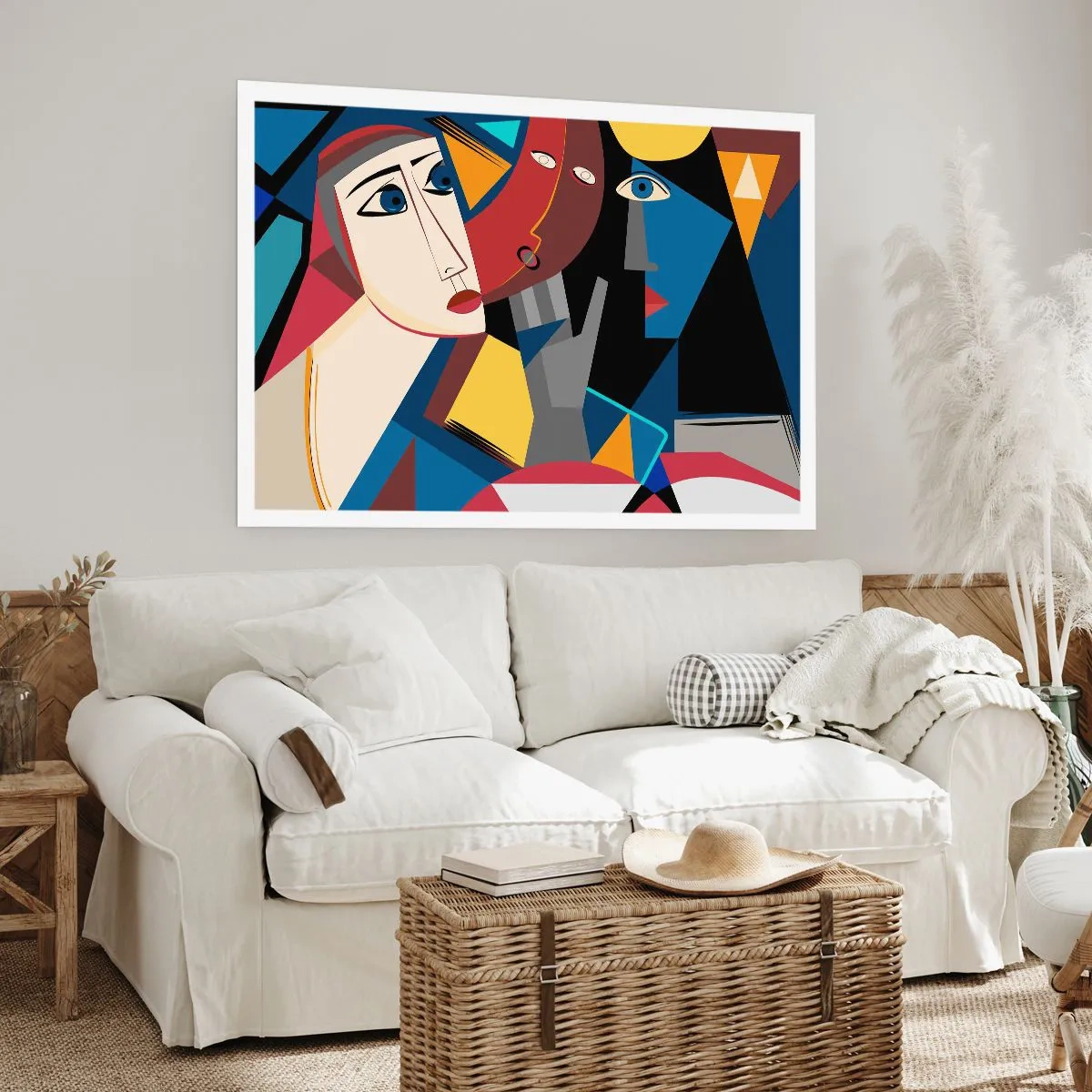 Póster - Conversación cubista - 50x40 cm