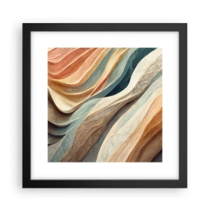 Póster en marco negro - Momentos previos al cambio - 30x30 cm