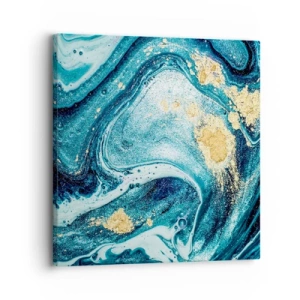Cuadro sobre lienzo - Impresión de Imagen - Vórtice azul - 30x30 cm