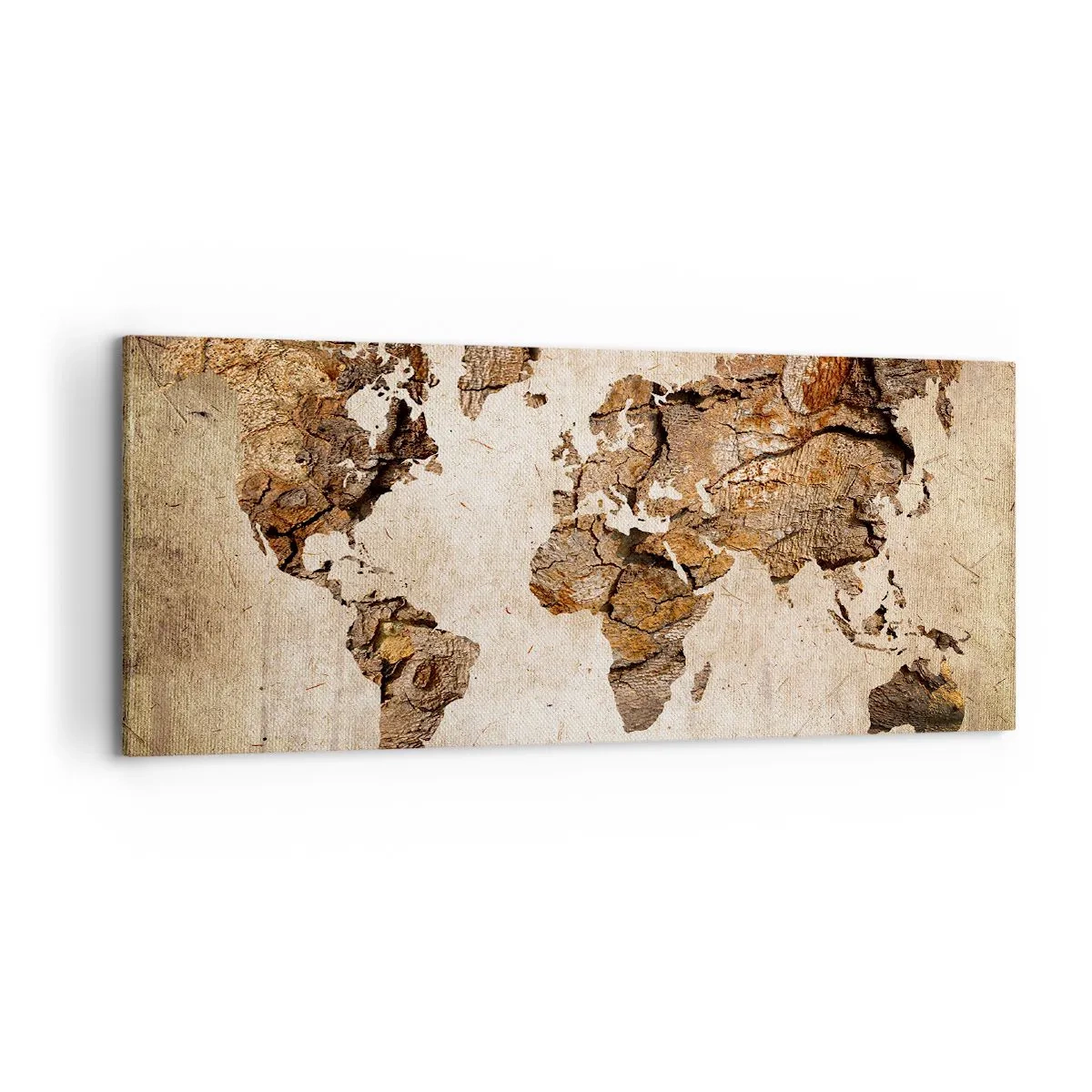 Cuadro sobre lienzo - Impresión de Imagen - El descubrimiento del mundo - 100x40 cm