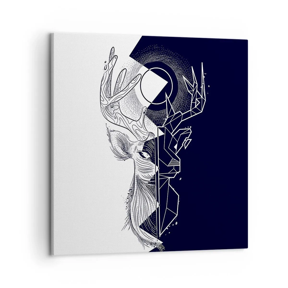 Cuadro sobre lienzo - Impresión de Imagen - Lucha y unidad de los opuestos - 50x50 cm